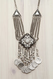 Aztec Coin Necklace