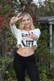 Cali Life Cut off Sweatshirt